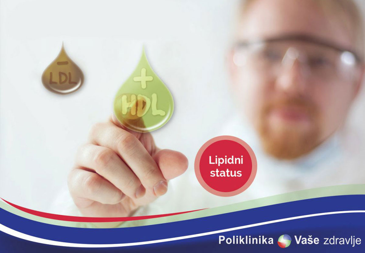 Lipidni status u Poliklinici Vaše zdravlje Tuzla